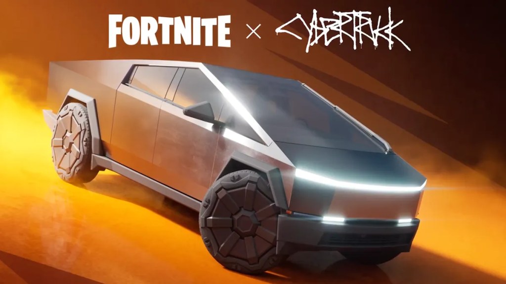 You can now drive Tesla's Cybertruck in Fortnite, Rocket League