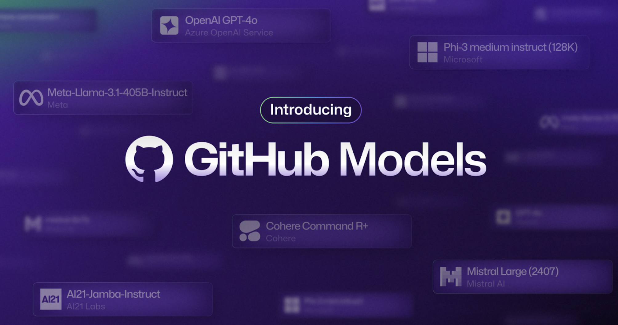 GitHub Launches GitHub Models: Enabling Millions of Developers to Become AI Engineers and Build with Industry-Leading AI Models