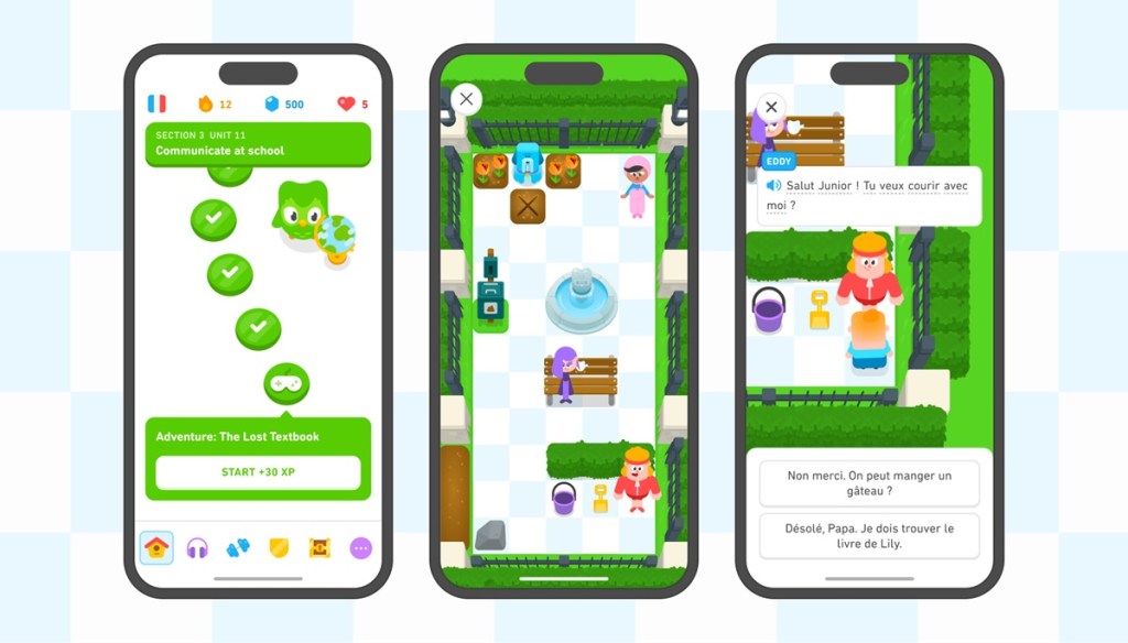 Duolingo launches AI-powered Adventures mini-games and Video Call feature